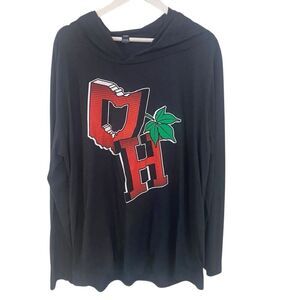 District Ohio Buckeyes size 2XL long sleeve black hoodie